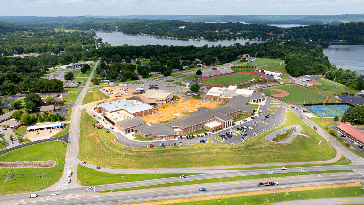 morell guntersville project aerial view